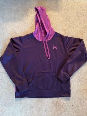 Under Armour Purple and Pink Hooded Pullover